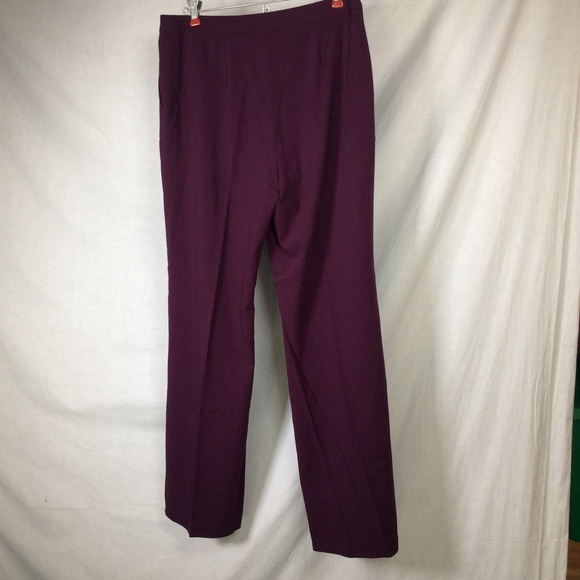 Nortonmcnaughton Women’s Purple Stretch Pants, Sz8 - Picture 3 of 8